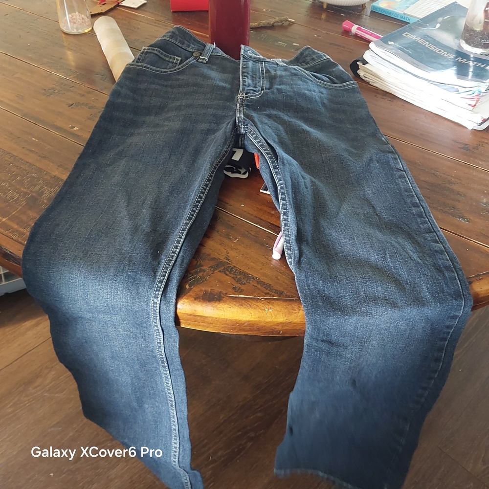 Wrangler Dark Blue Straight Jeans